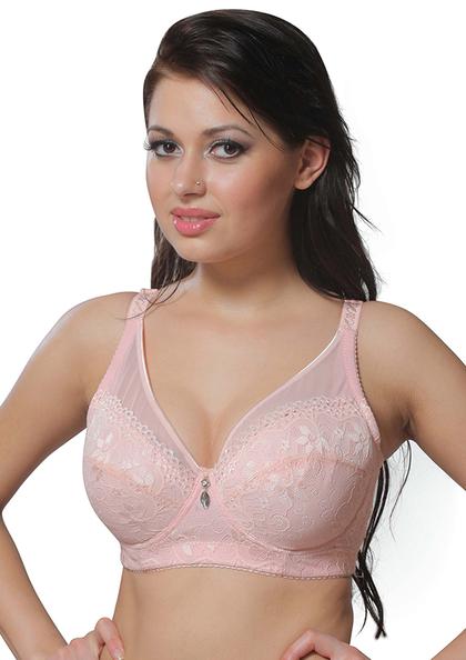 Buy Online Femina Lace Underwired Full Cup Minimizer T-Shirt Bra in DD-Cup Size | Lovebird