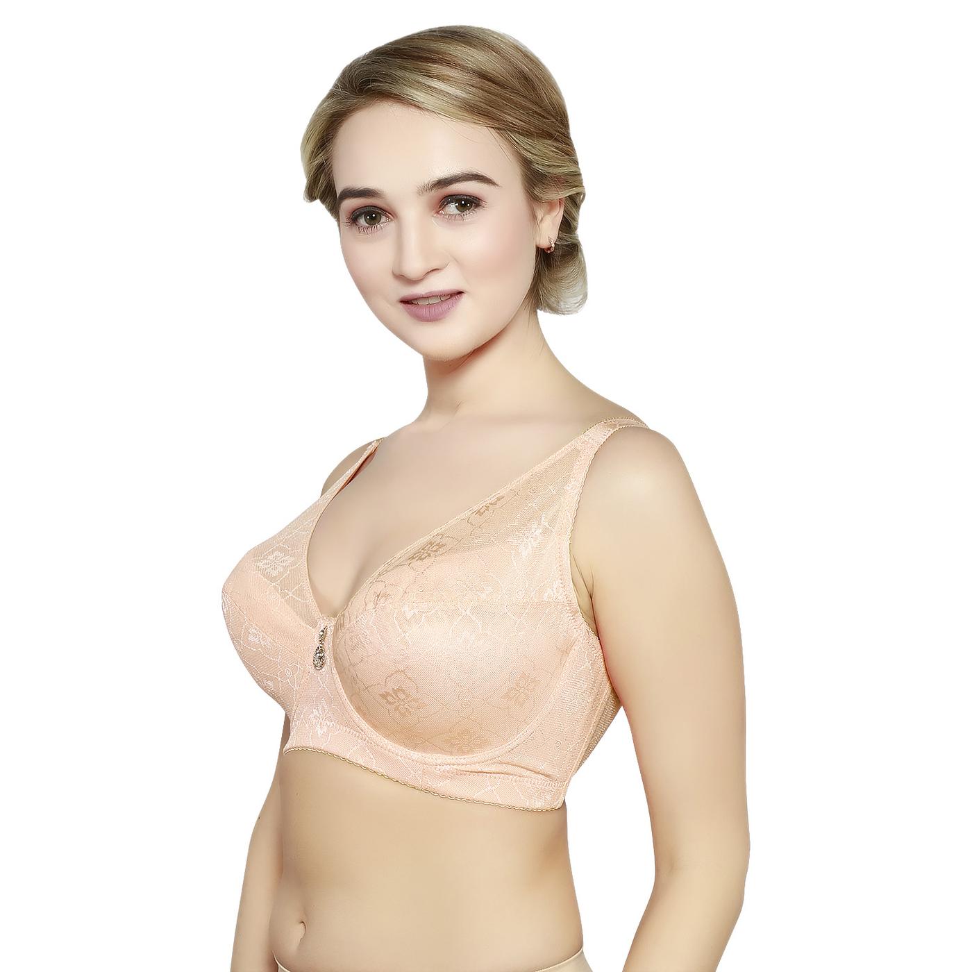 Buy Parfait Double Layered Wired Minimiser Bra - Black at Rs.800
