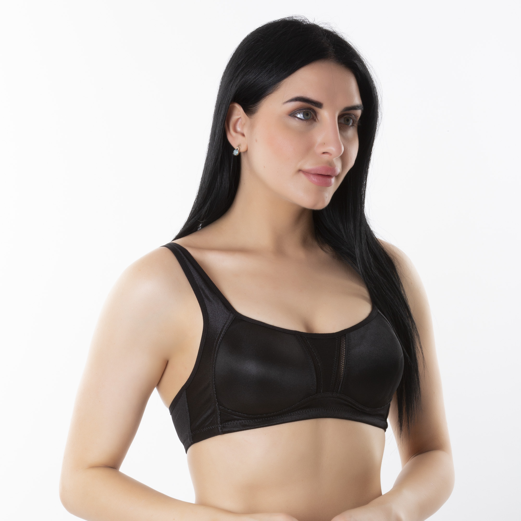 Average Size Figure Types in 34AA Bra Size Smart Rose Seamless and