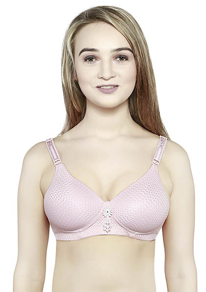 Buy ComfyLegance Women's/Girl's Dual Layered Premium Bra, Non-Padded  Wirefree (Pack of 02) (30, Dazzling Blue, Blushing Nude) at