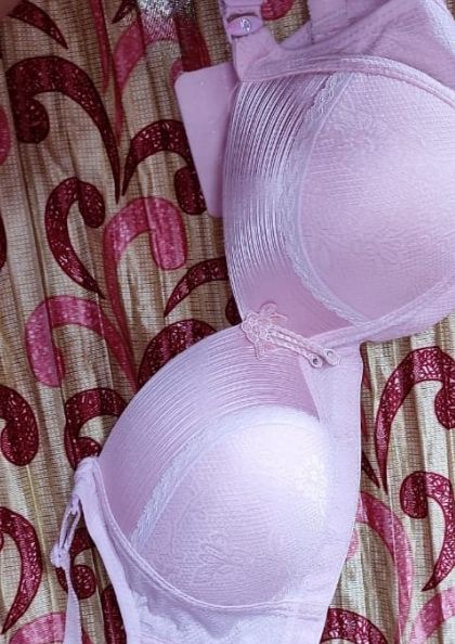 Non-Padded Non-Wired Full Coverage Spacer Cup Bra in Light Pink- Cotton Rich