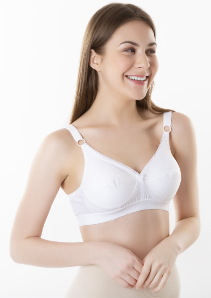 mastectomy bra white