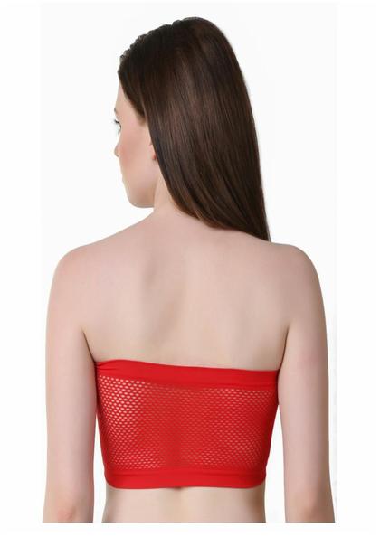 Galmonde Women's Seamless Strapless Crop Top Tube Top Inner Camisole, Free  Size
