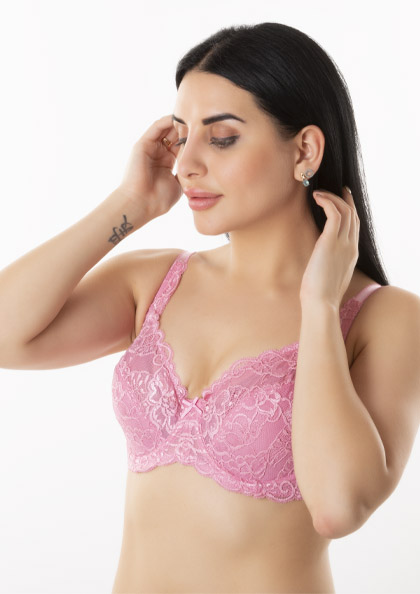 Buy Online Intimate Lace Underwired Full Coverage Minimizer Bra | Lovebird