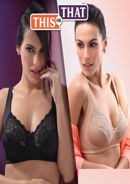 Lace Bra Size 38C (Fit 38D), Women's Fashion, Tops, Sleeveless on Carousell