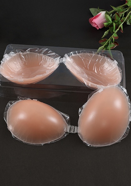 Biological Adhesive Mango Shaped Breathable Bra Inserts, Silicon Breast  Enhancers For Wedding Dresses