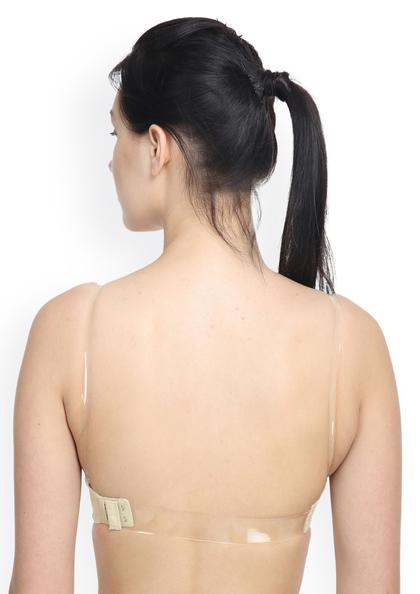 Skin padded bra Transparent Backless Padded Bra