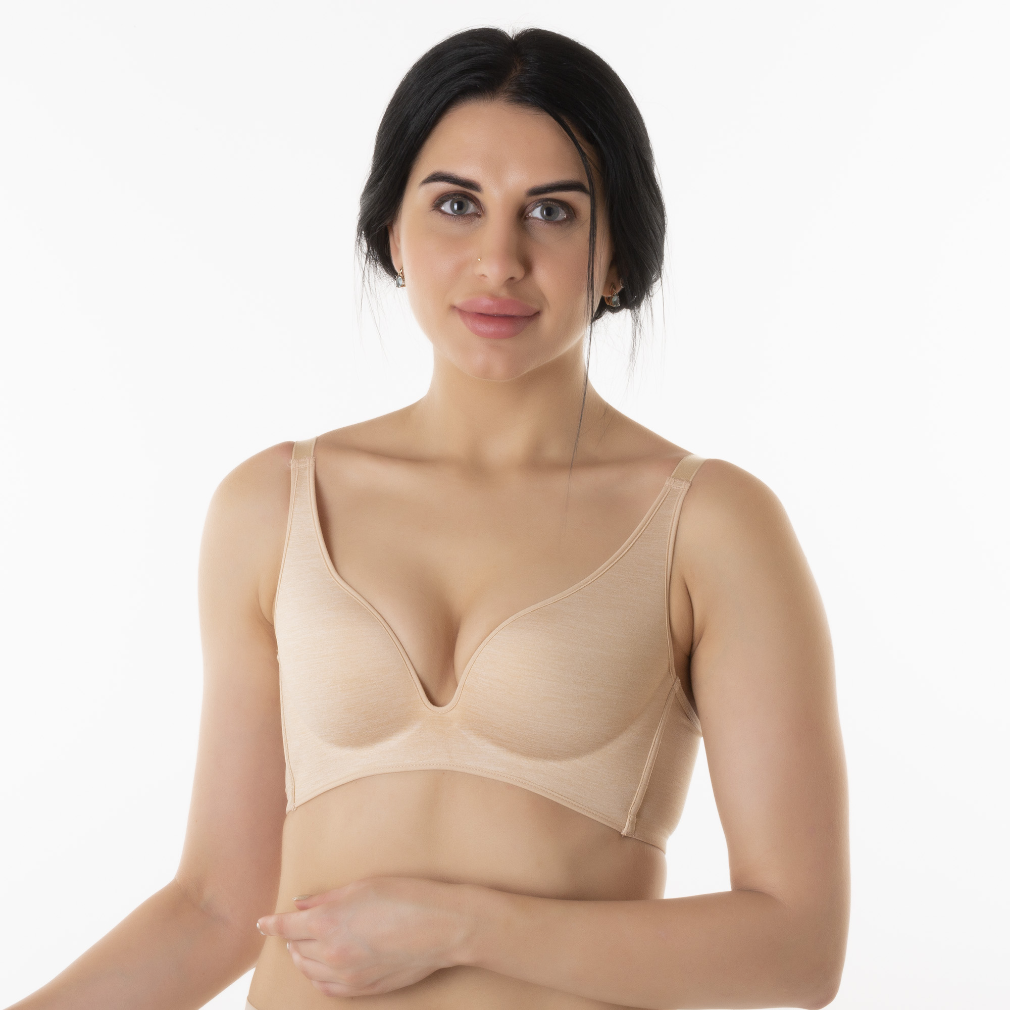 Lovebird Lingerie Padded Underwired Demi Cup Level-3 Multiway Push-up Bra