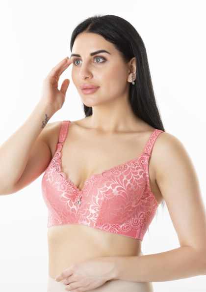 Bonds Ladies Comfytops Full Busted Tee Underwire Bra sizes 10D 10G Colour  Blush