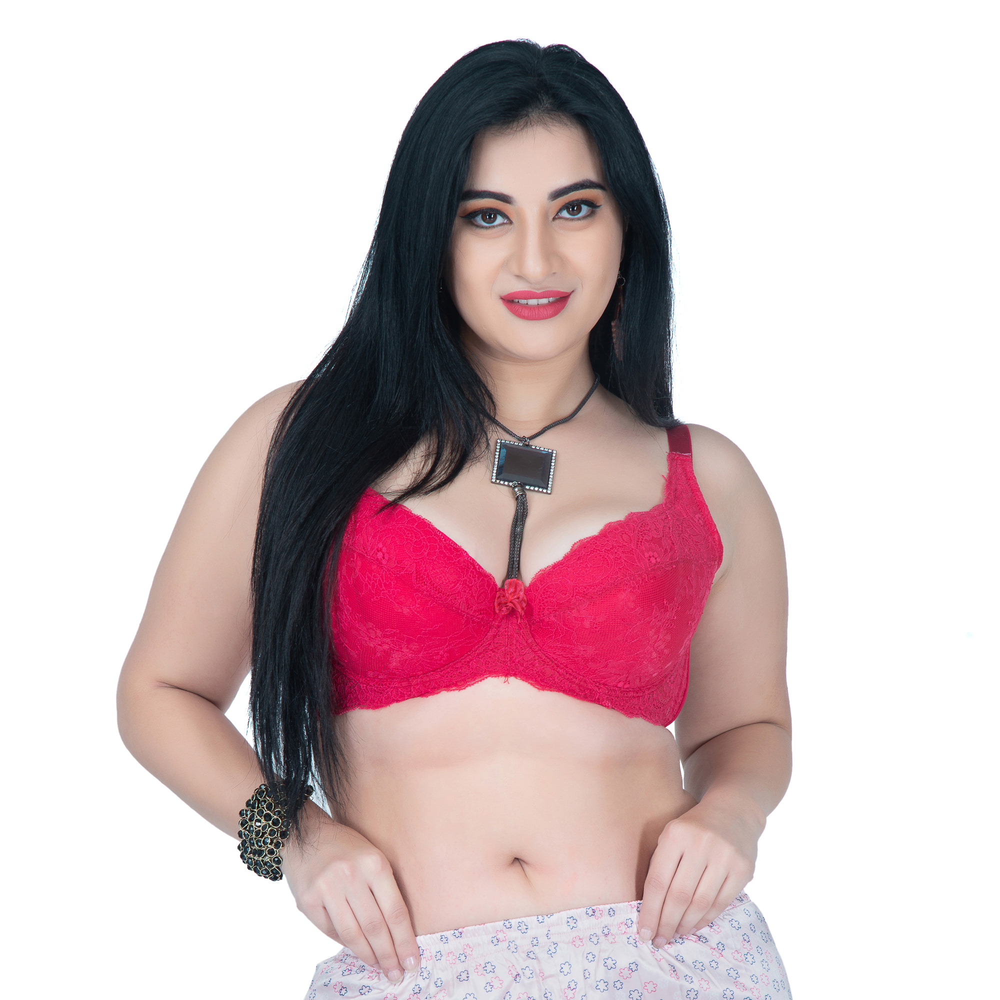 Buy online Non Padded Minimizer Bra from lingerie for Women by Featherline  for ₹419 at 24% off