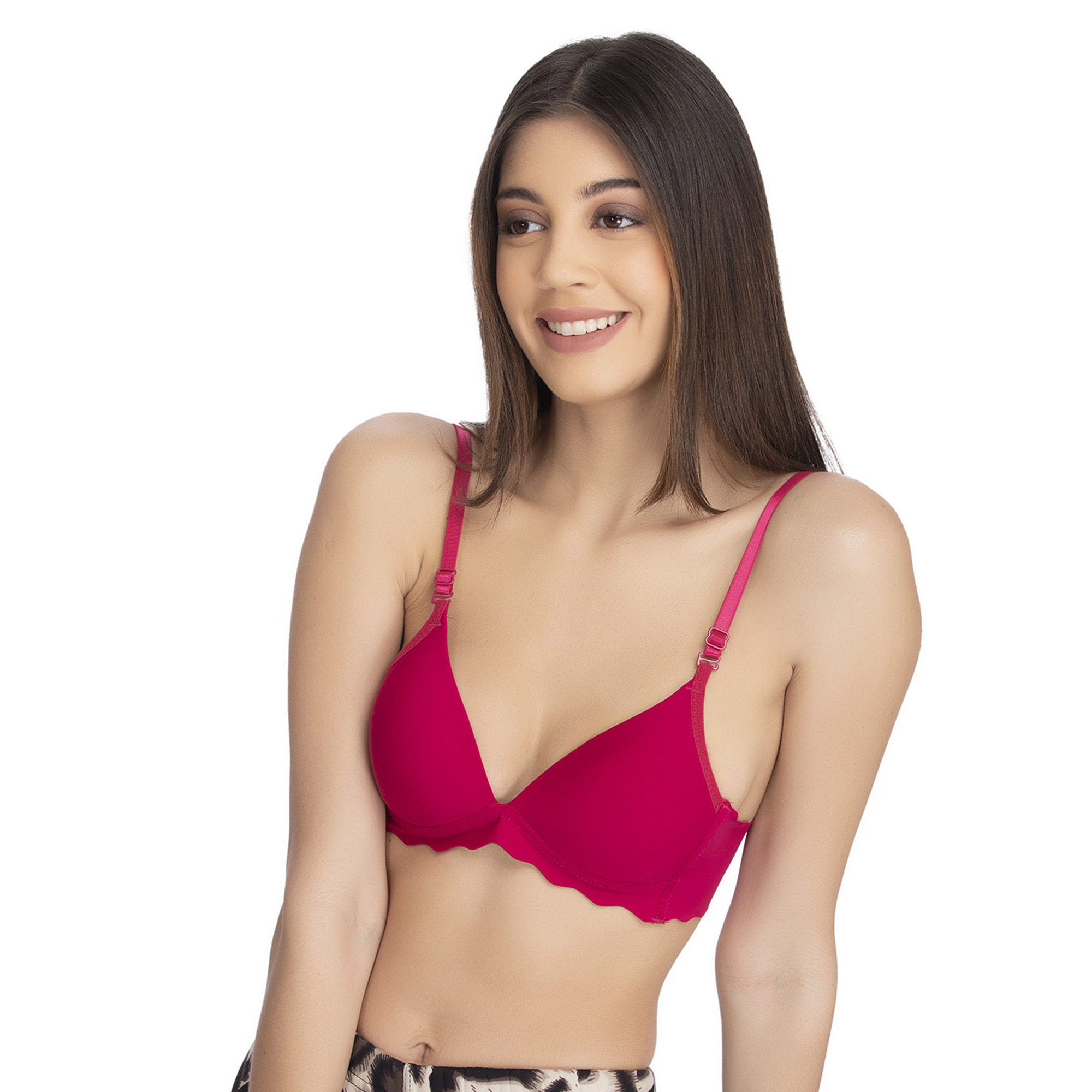 Buy Full Coverage Wire-Free T-Shirt Triangle Cup Bra Intimates 32