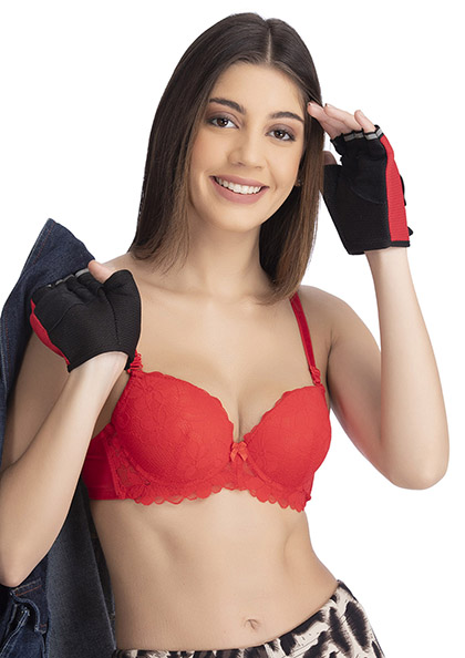 Eva Plush Desire Push-Up Padded Wire 3/4th Cup