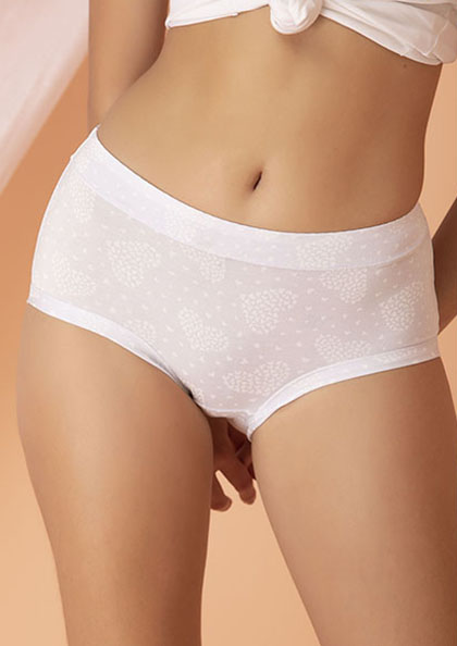 Buy Online Ultra-Soft Modal No Panty Line Mid Waist Hipster Panty | Lovebird