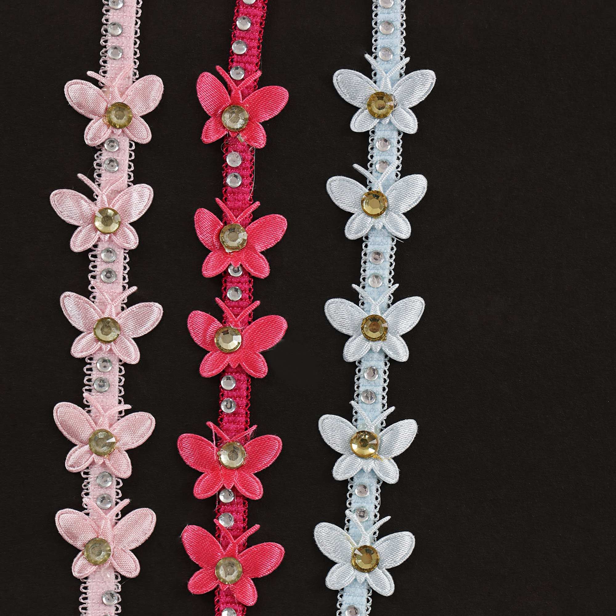 YEKEYI Decorative Flower Rhinestone Bra Straps Adjustable Shoulder Straps  Replacement for Bra Tops Dress 1 Pair : : Fashion