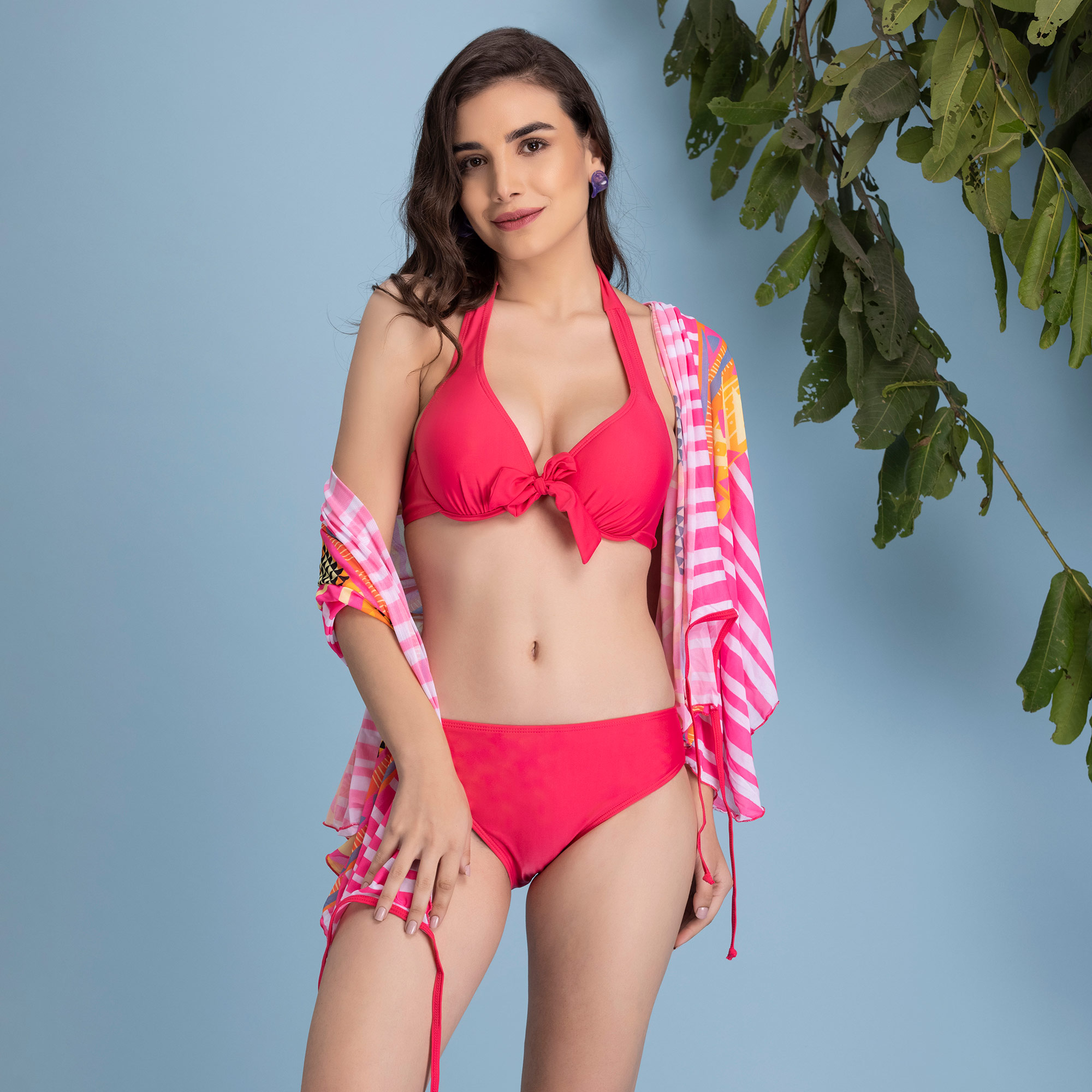 Tempest 2Pcs Bikini Set Swimdress with Sarong