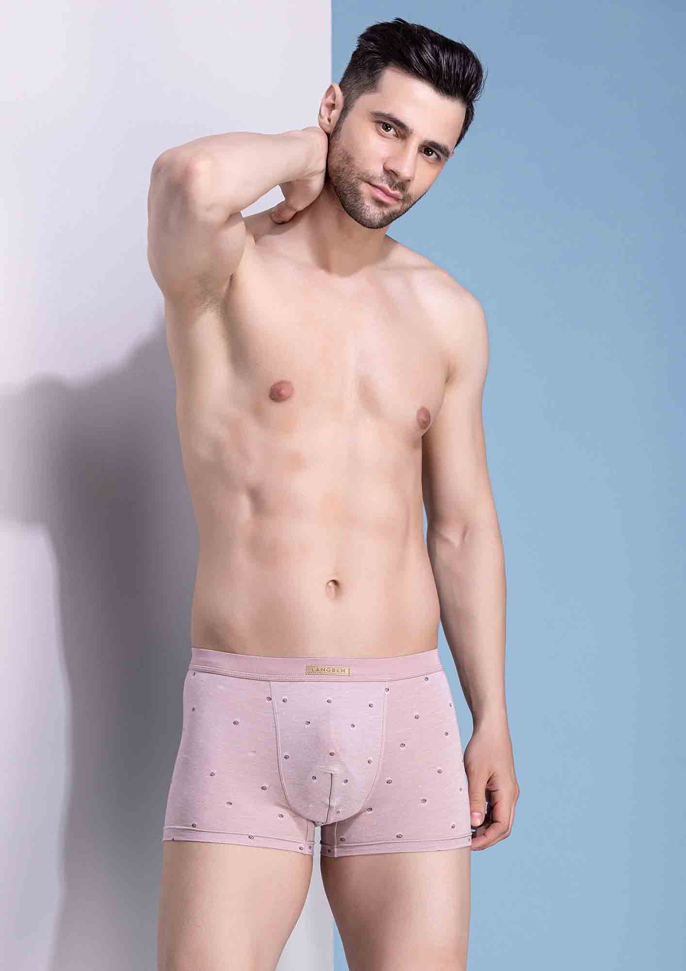 Buy Online Soft Polka Print Men's Modal Trunk Underwear | Lovebird