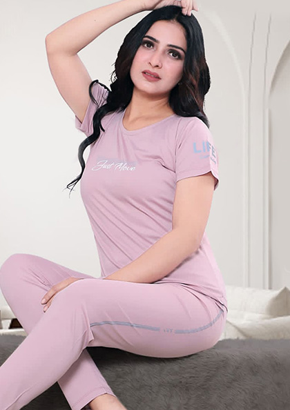 Buy Online NS-5743 Modal Short Top Night Suit with Pyjama | Lovebird