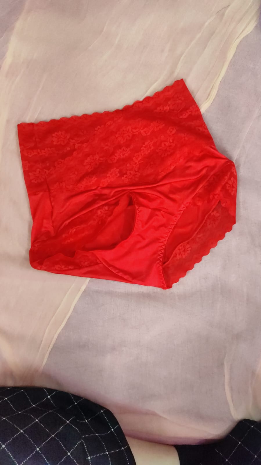 P3592 VALENTINE  WOLLY PANTY bra 5 star review image