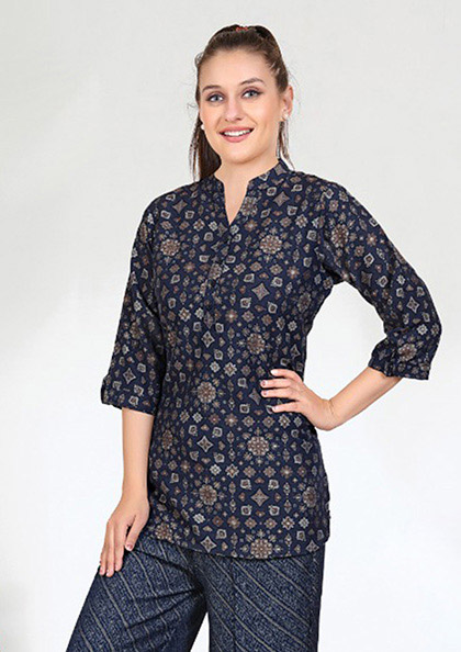 Buy Online NS-SKP407 Ryon Cotton Kurti Plazo Nightsuit | Lovebird