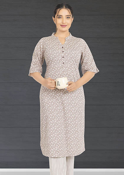 Buy Online NS-KL401 Long Kurti Plazo Nightsuit | Lovebird