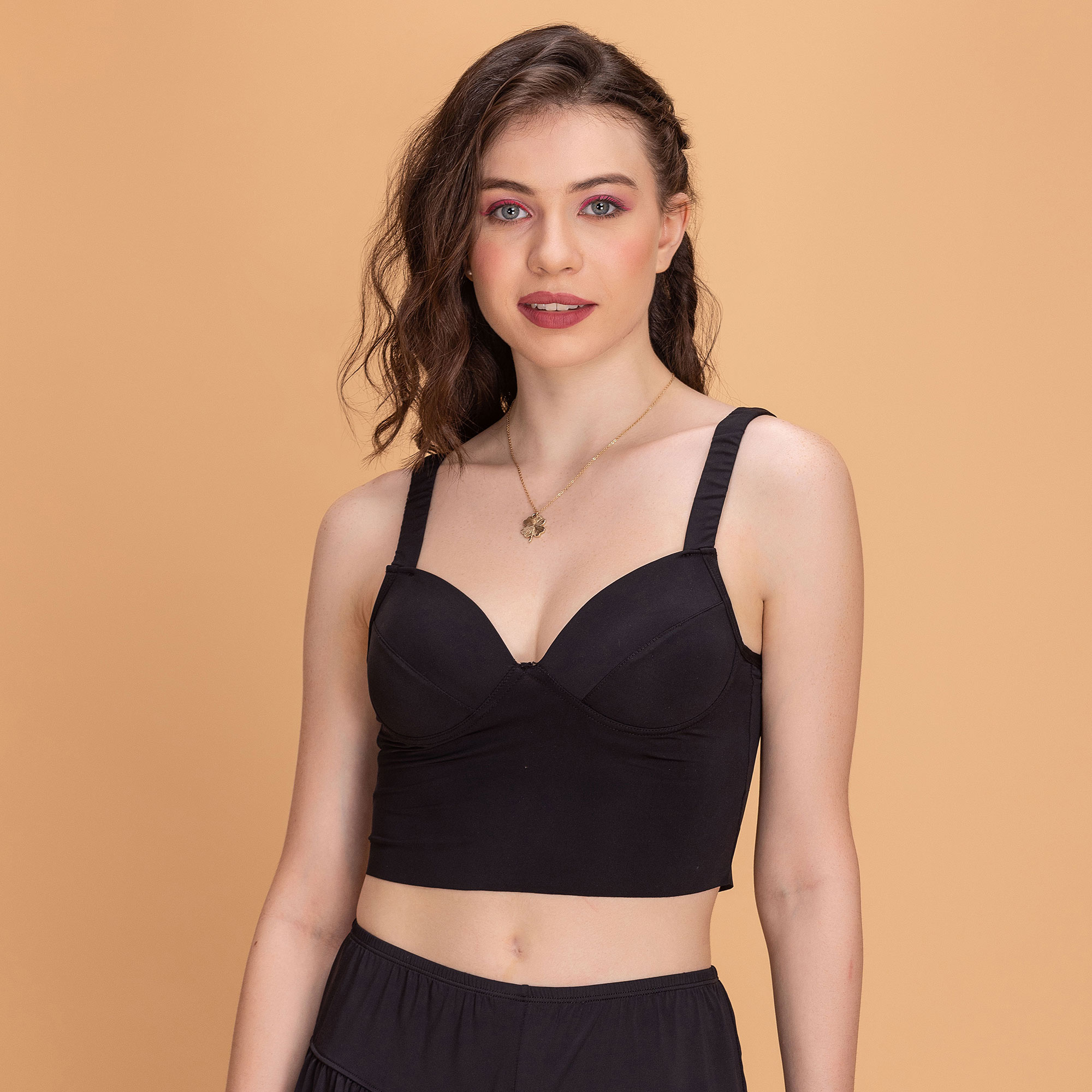 Strappy Black Backless Bralette Tube Top, Lingerie, Sports Bra Free  Delivery India.