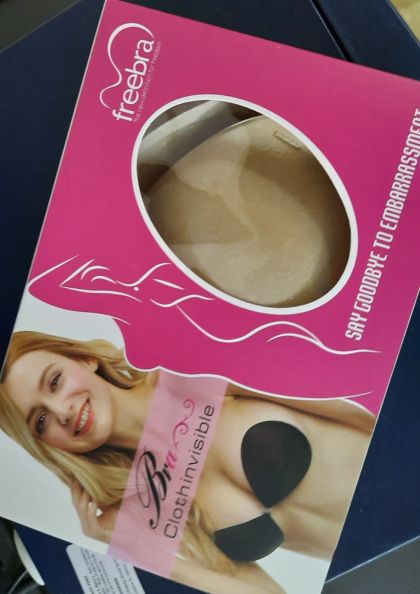 ROUND SHAPE ADHESIVE  BRA bra 5 star review image