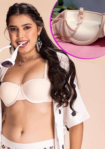 ELEG STYLE Silicone bra Women Stick-on Heavily Padded Bra - Buy ELEG STYLE  Silicone bra Women Stick-on Heavily Padded Bra Online at Best Prices in  India