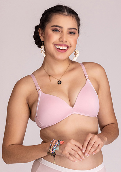 Buy Online T-Shirt Padded Wireless Everyday Bra | Lovebird