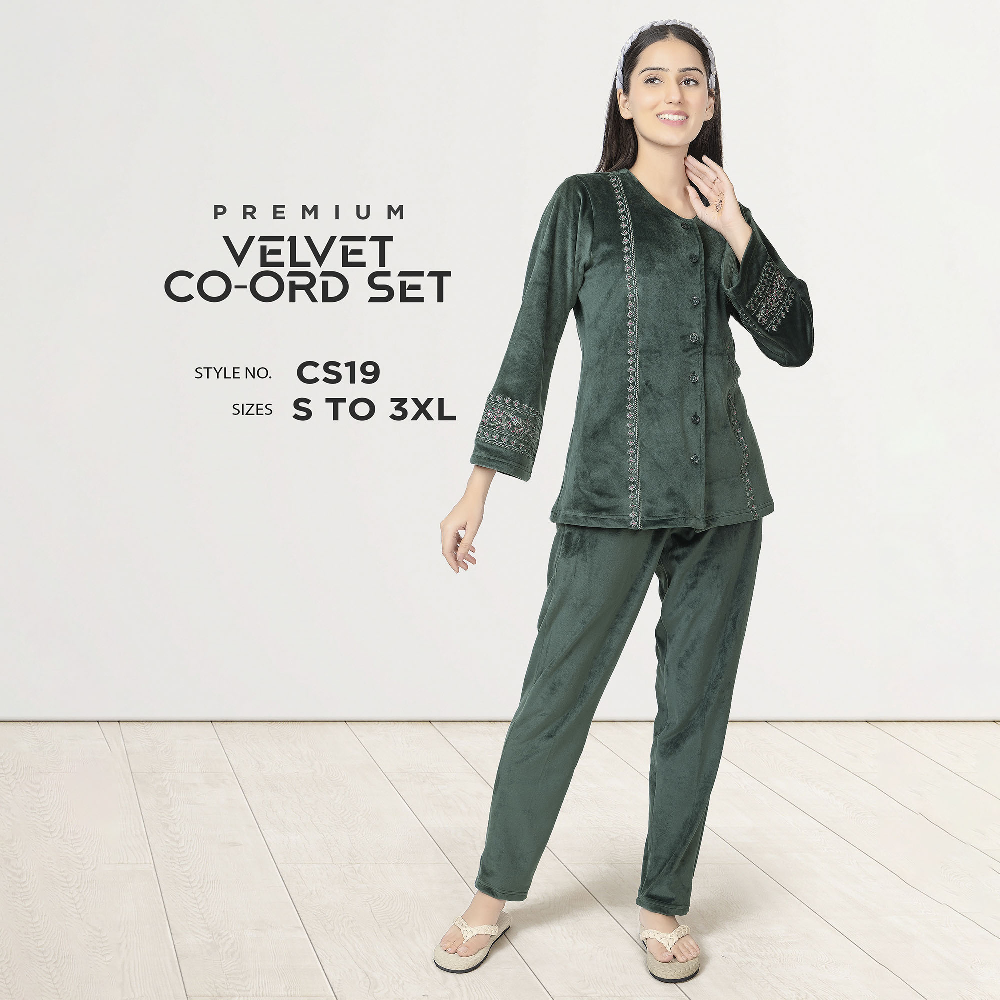 Velvet Kurti Long Night Suit PREMIUM, Regular Fit, Semi-Stretchable at Rs  1095/piece in Ludhiana