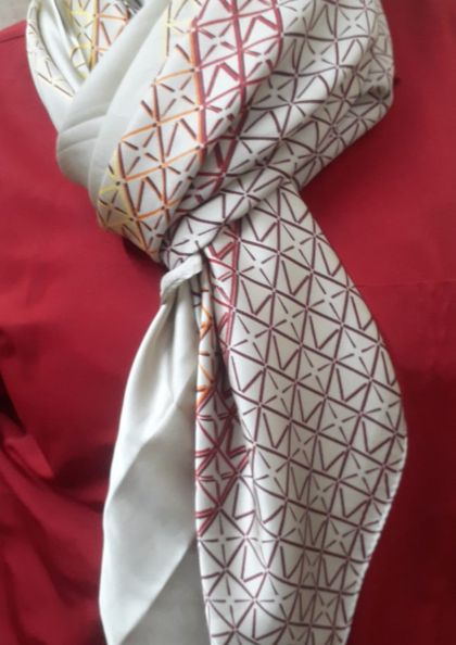 PRINTED SILK SCARF SS5 bra 5 star review image