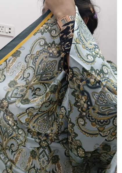 PRINTED SILK SCARF SS10 bra 5 star review image