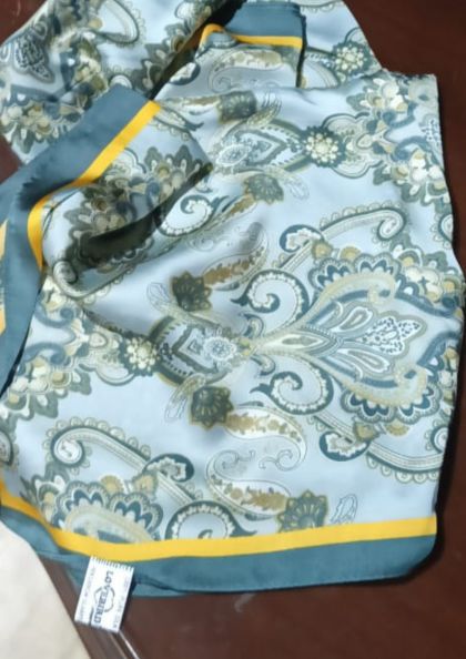 PRINTED SILK SCARF SS10 bra 5 star review image