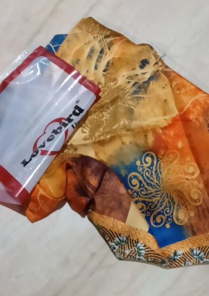 PRINTED SILK SCARF SS12 bra 5 star review image