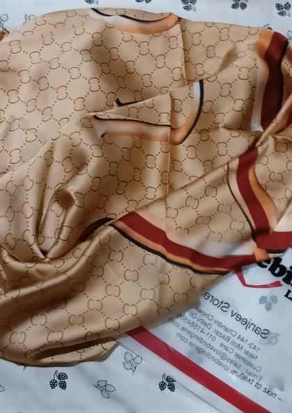 PRINTED SILK SCARF SS13 bra 5 star review image