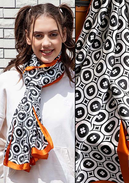 PRINTED SILK SCARF SS20