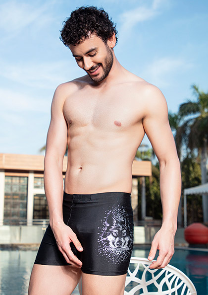 Buy Online Lovebirds - Man Swim Shorts Tiger Print UPF50+ | Lovebird