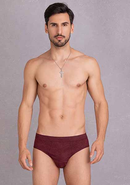 GENTS MODAL BRIEF VSHAPE 7703