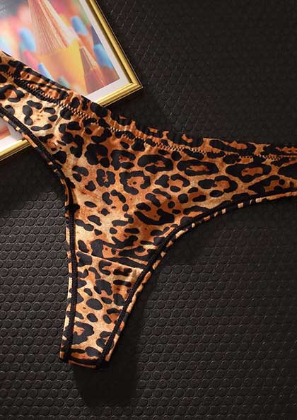 Buy Online Thong Premium Tiger Cheetah Printed Thong Th2506 | Lovebird