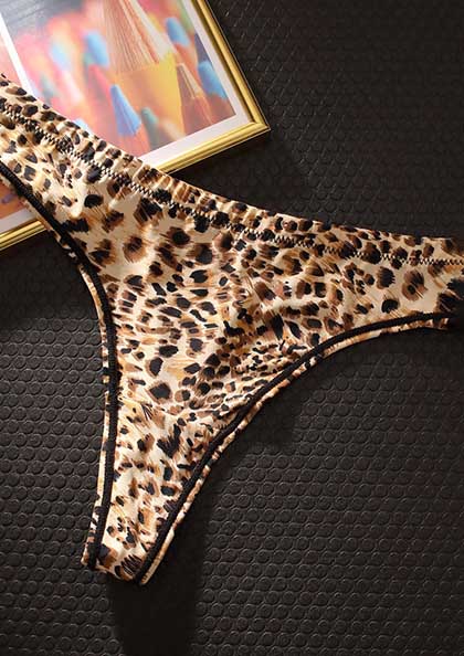 Buy Online Thong Premium Tiger Cheetah Printed Thong Th2506 | Lovebird