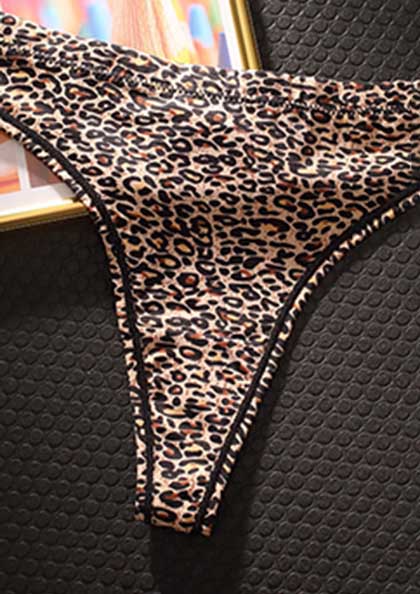 Buy Online Thong Premium Tiger Cheetah Printed Thong Th2506 | Lovebird