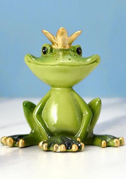 ZIBO GLASS YOGA FROG TABLE RESIN DECOR4