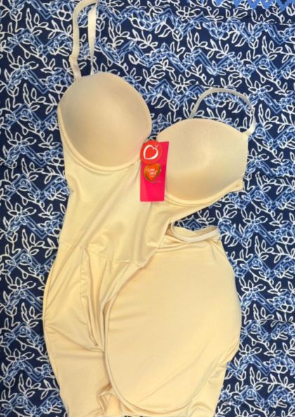 FULL BODY THIGH ENHANCER PADDED BODYSUIT bra 5 star review image