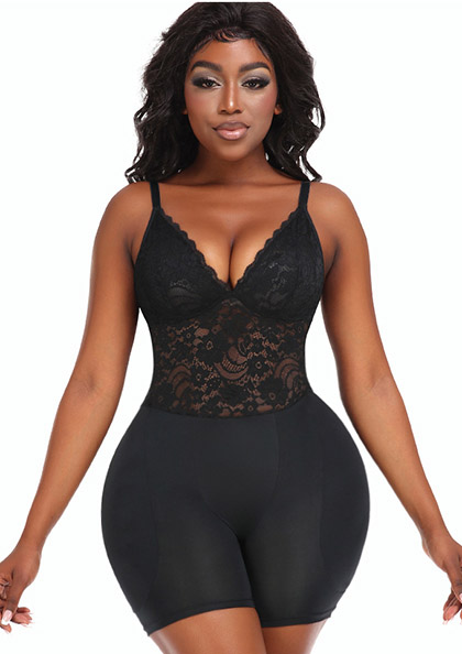 Buy Online Full Body Hip Enhancer Lace Suspender Bodysuit | Lovebird
