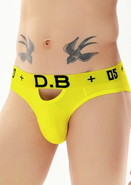 MAN THONG UNDERWEAR YELLOW