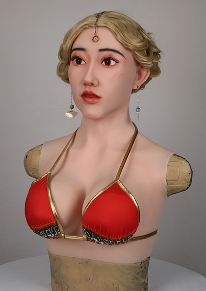 UPPER BODY SILICONE ATTACHED FACE MASK5