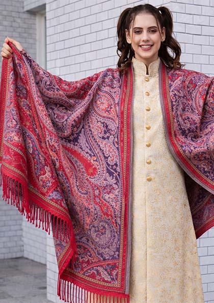 CASHMERE STOLE SHAWL ST10