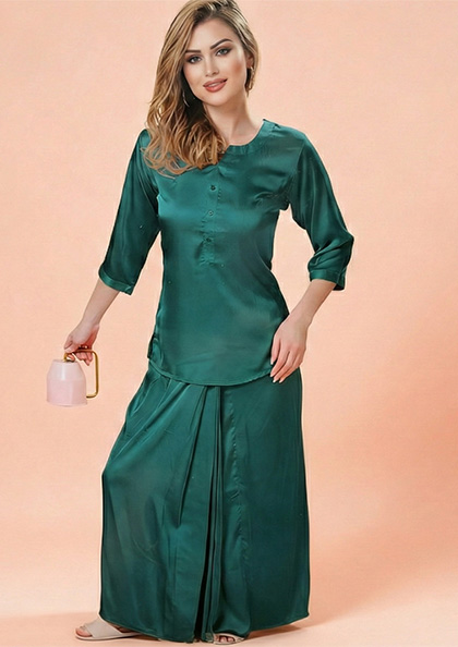 Buy Online LOVEBIRD NS-LUNGI-01 Night Suit 2 Pcs | Lovebird