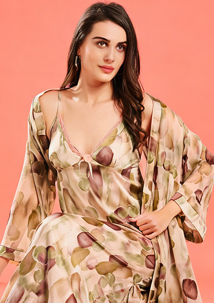 Buy Online LOVEBIRD C228 Nighty Set 2pcs | Lovebird