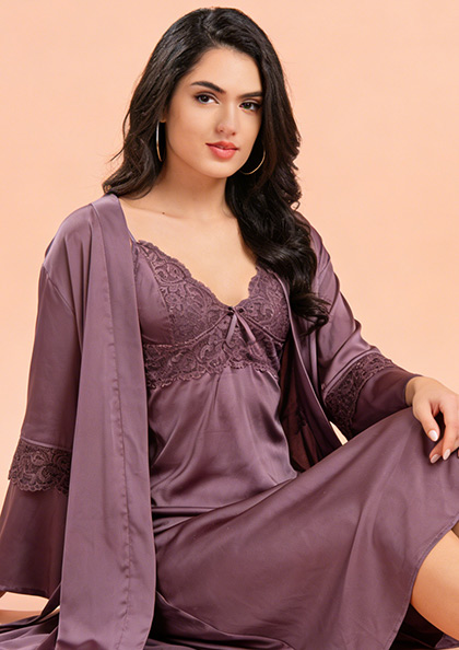 Buy Online LOVEBIRD C230 Nighty Set 2pcs | Lovebird