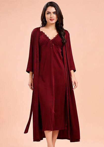 Buy Online LOVEBIRD C231 Nighty Set 2 Pcs | Lovebird